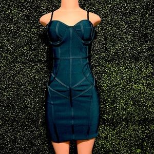 Evergreen Fitted Dress